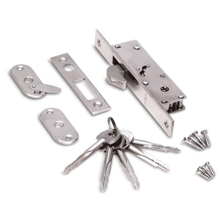 Замок врезной Apecs 72-K-CR