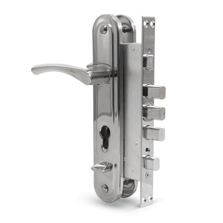 Замок врезной Apecs Т-0523-С-CR-L (Т-5D)