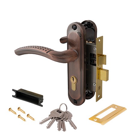 Замок врезной AVERS 0827/60-AC