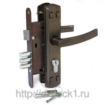 Замок врезной Avers ЗВ4-1-8 (медь)