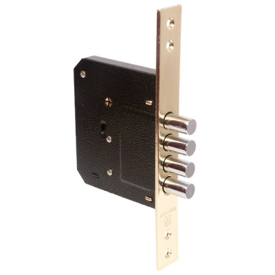 Замок врезной б/руч.АЛЛЮР 189-4 лат.крест.ключ