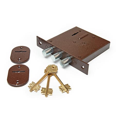 Замок врезной БИФ-0009*3-ЛК