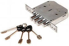 Замок врезной BORDER 77411-ЗВ9-6 Пр./15-КЗ (б/т)