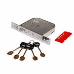 Замок врезной BORDER 77412-ЗВ9-6Лев.К.З/15(КСП-109)БР