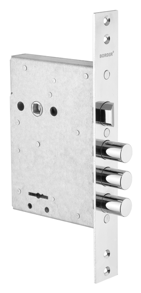 Замок врезной BORDER 87317 G 9-8 (5 ключей)