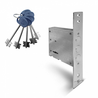 Замок врезной GALEON К817 хром (Гардиан 30.01)