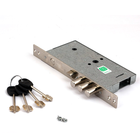 Замок врезной "ГАРДИАН-30.15" 4 ДЛИННЫХ ключа