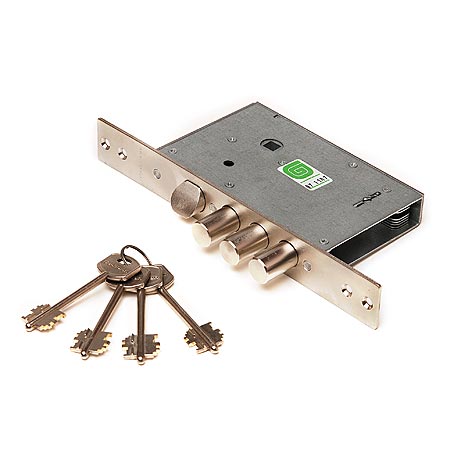 Замок врезной ГАРДИАН-3011-4 (б/р)