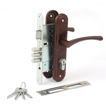 Замок врезной ОМЕГА-ЗВ4.2-01 (медь)