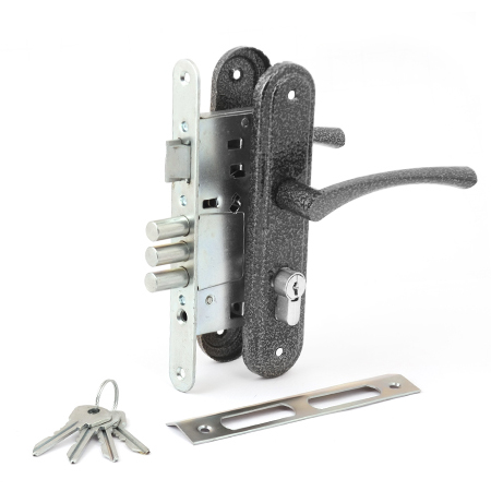 Замок врезной ОМЕГА-ЗВ4.2-01 (серебро)