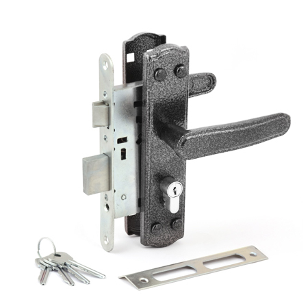 Замок врезной ОМЕГА-ЗВ4-3-03-01 (серебро)