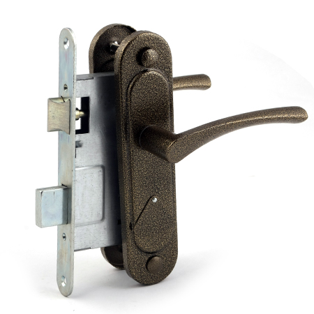 Замок врезной ОМЕГА-ЗВ9.2-01(ЗВ9ПР) (бронза)