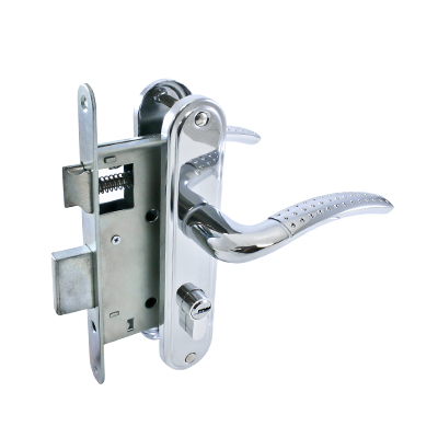 Замок врезной с/руч АЛЛЮР ЗВ4-132 CR хром