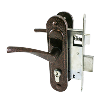 Замок врезной с/руч ПТИМАШ ЗВ4-3.07 медь