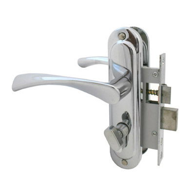 Замок врезной с/руч.Стандарт 103/50В вертушка СР хром