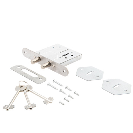 Замок врезной сувальдный AVERS R11/S6-CR (3 keys, shank 50mm)