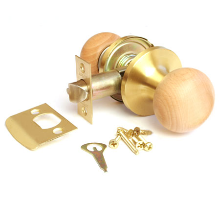 Защелка Apecs 6082-05-GM/Beech (св.дер/мат.зол) распродажа