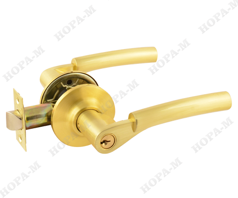 Защелка Нора-М АА-01 (мат.зол.) ключ/фикс.