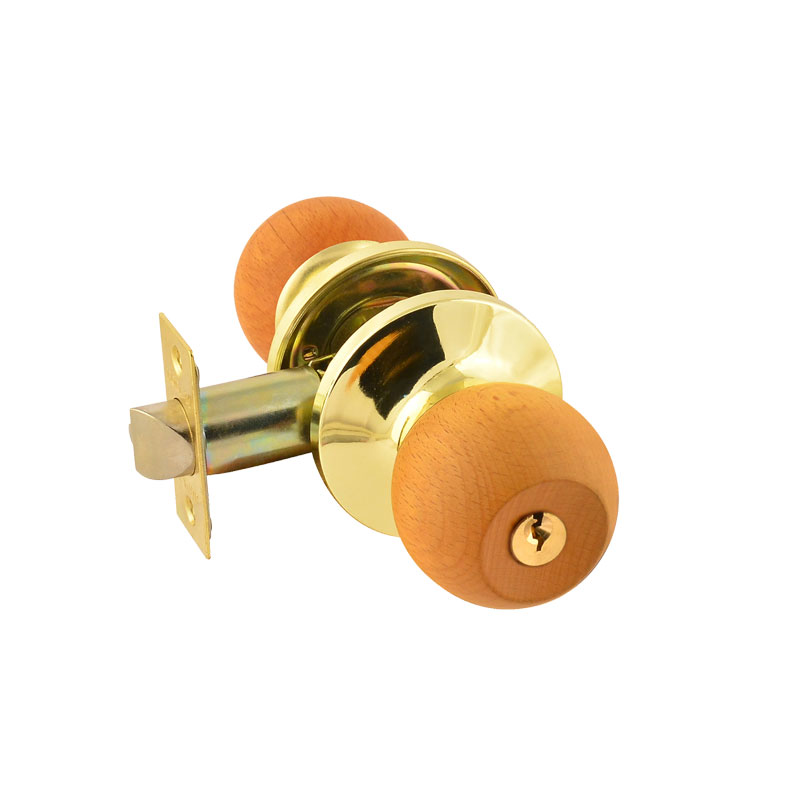 Защелка Нора-М ЗШ-01-Э (дер.бук/зол.) (ключ/фикс.)