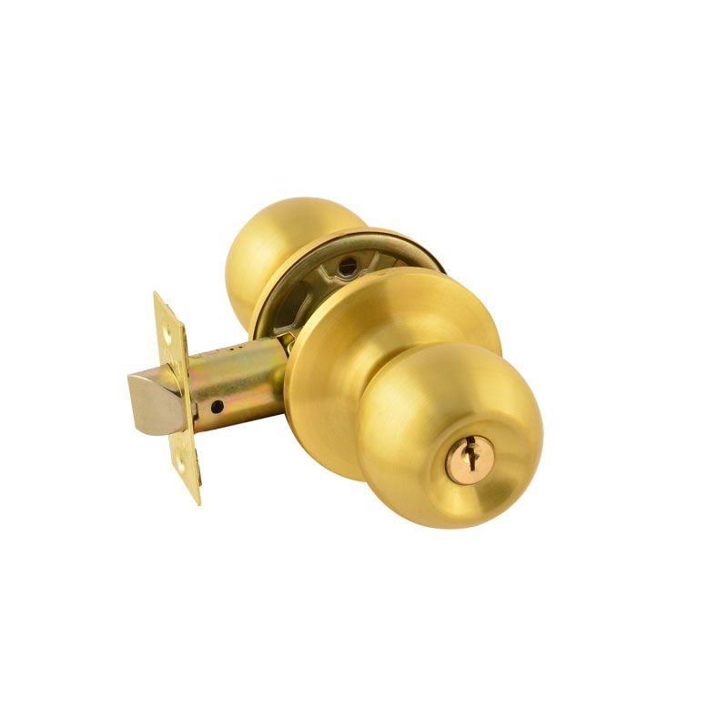 Защелка Нора-М ЗШ-01 (мат.зол.) (ключ/фикс.) NEW