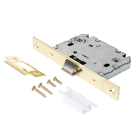 Защёлка врезная с фиксацией Apecs 5600-WC-G