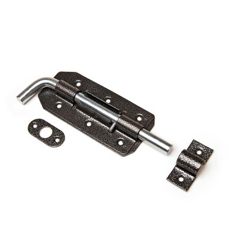 Засов гаражный "Делга" (серый)