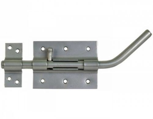 Засов гаражный Домарт ЗГ-100 (хром)