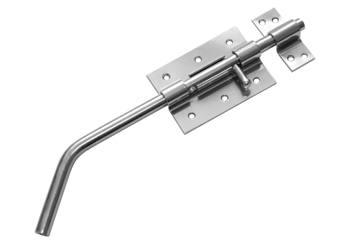 Засов гаражный Домарт ЗГ-300 (хром)