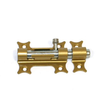 Засов круглый "Делга" оригинальный (золото)