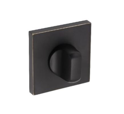 Завёртка ADDEN BAU WC SQ-003 BLACK / GOLD RIM (цвет ЧЁРНЫЙ / ЗОЛОТО)