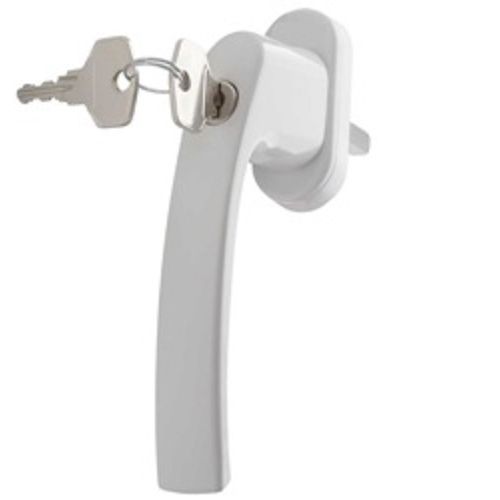 Завертка для окон KL-303 WW-ET (белый с ключом)
